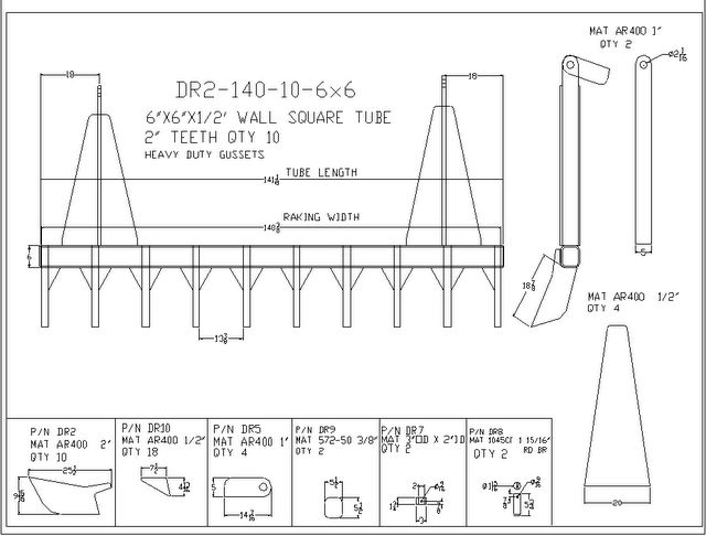 dr2 140 10 6x6 1