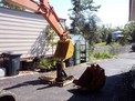24\" excavator bucket for machines 14,000 - 16,000 lbs.