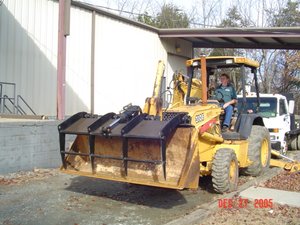 72 inch Backhoe Grapple and Hydraulic Kit Set image 2
