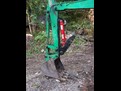8\"x30\" mini hydraulic thumb installed on takeuchi tb025 mini excavator