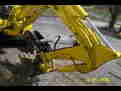 USA Attachments presents the HT830 hydraulic excavator thumb installed on a Komatsu excavator