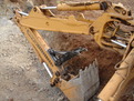 MT1035 excavator thumb installed on a CASE excavator.