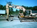 Cat excavator with MT2458 thumb at USA Attachments.
