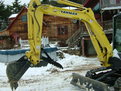 Yanmar mini excavator with MT830 mini excavator thumb