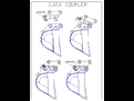 Line Drawing of USA Attachments quick coupler