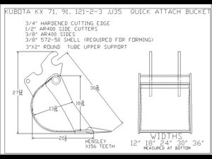 u35 quick attach bucket 2