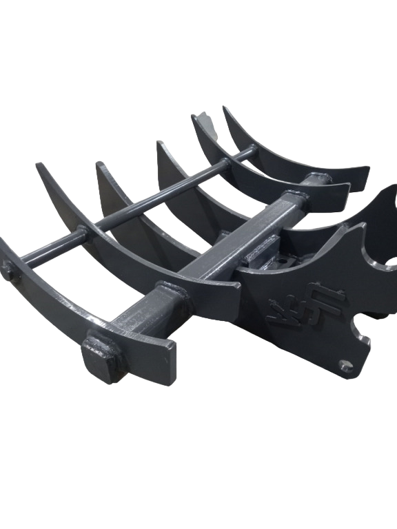Quick Attach Stumper Rake For Kubota Kx121, Kx71, Kx91, Kx121-2-3, U35, Kx040, Kx033 Excavators