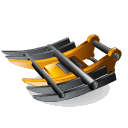 Excavator Tree Stumper With Rake