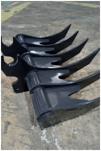 KX121 Quick Attach Excavator Rake 36 2