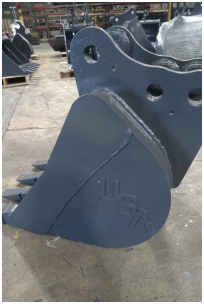 16 inch mini excavator bucket fits Kubota KX71 pin on_1231