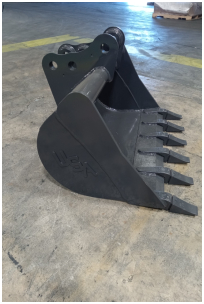 36 inch excavator bucket fits Kubota KX91 pin on_1625