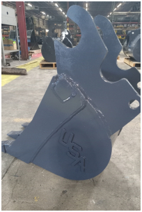 12 inch excavator bucket fits kubota kx71 quick attach_1194