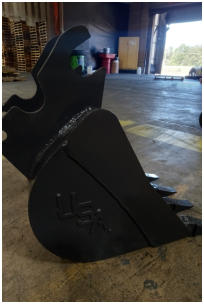 18 inch excavator bucket fits Kubota KX121 2 3 quick attach_1262