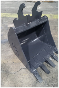 24 inch excavator bucket fits Kubota KX71 quick attach_1358