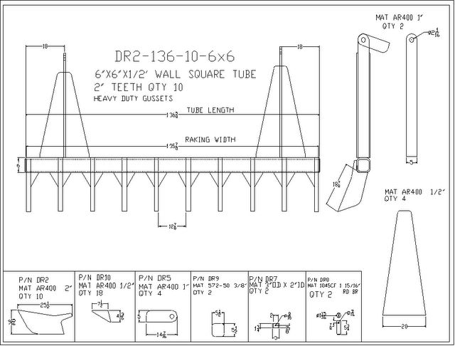 dr2 136 10 6x6 1