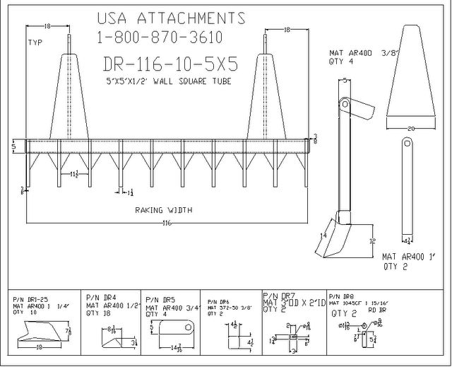 DR-116-10-5x5 Line Drawing