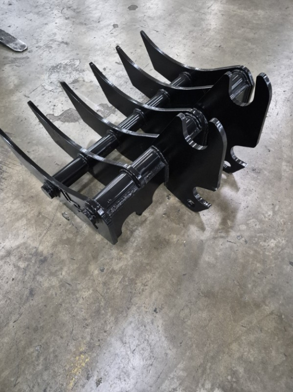 36 inch excavator rake fits fits kubota kx057 u48 u55 2