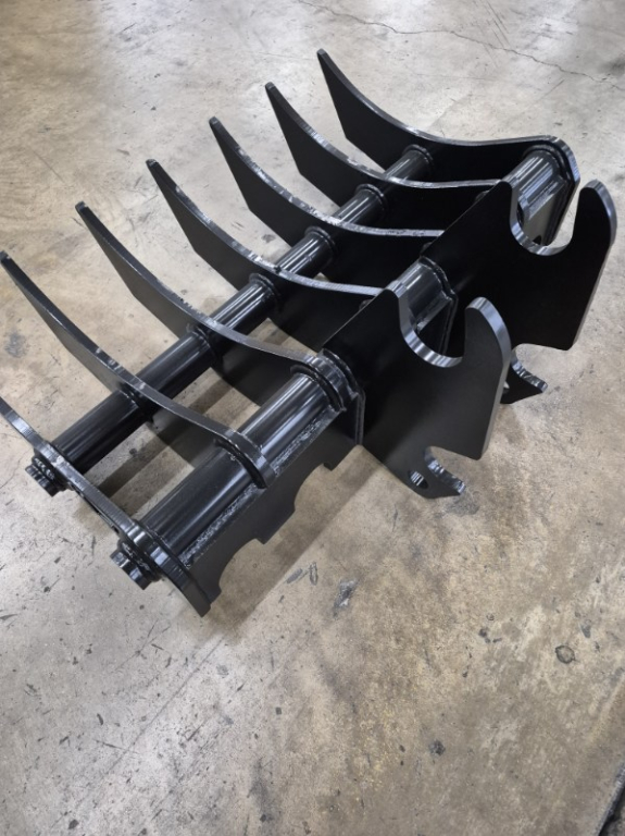 42 inch excavator rake fits kubota kx057 u48 u55 2