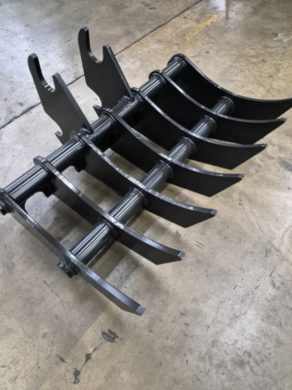 42 inch excavator rake fits kubota kx057 u48 u55 3
