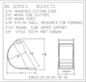 B6 Series Excavator Buckets
3/4" Hardened Cutting Edge
1/2" AR400 Side Cutters
3/8" AR400 Sides
3/8" 572-50 Shell (Required For Forming)
2"x3" Round Tube Upper Support
Cat Style Teeth
EB612-18-20-24-30-36