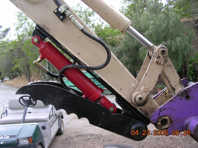 ht830 hydraulic excavator thumb 95
