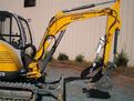 HT830 mini hydraulic thumb installed on GHEL 353 excavator