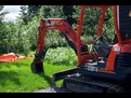 KUBOTA KX61-2 with USA Attachments Hyraulic mini excavator thumb