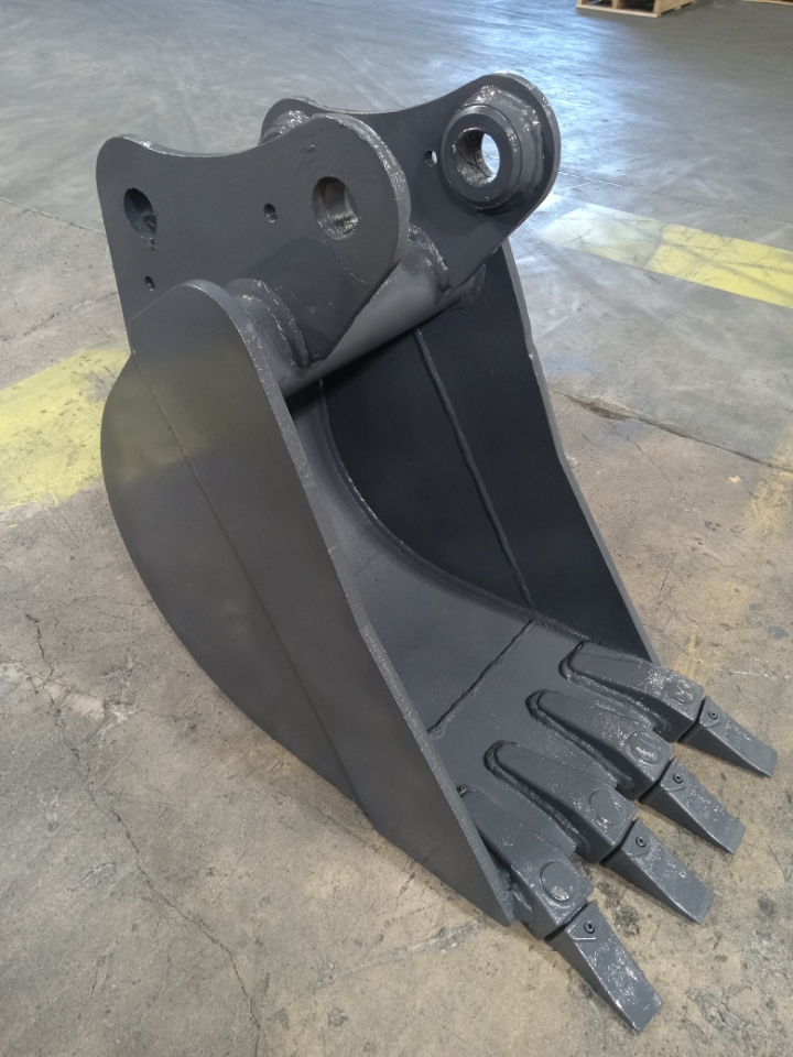 16 Inch, Pin On Excavator Bucket With Teeth Built For Kubota KX057, U55, U48