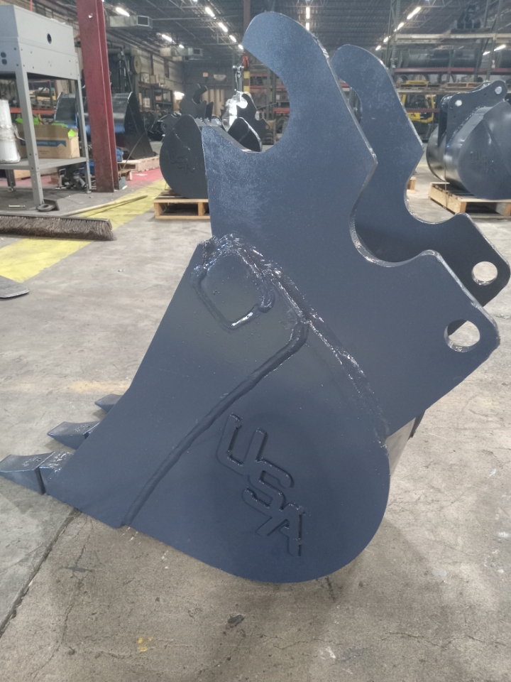 12 inch excavator bucket fits kubota kx71 quick attach_1194