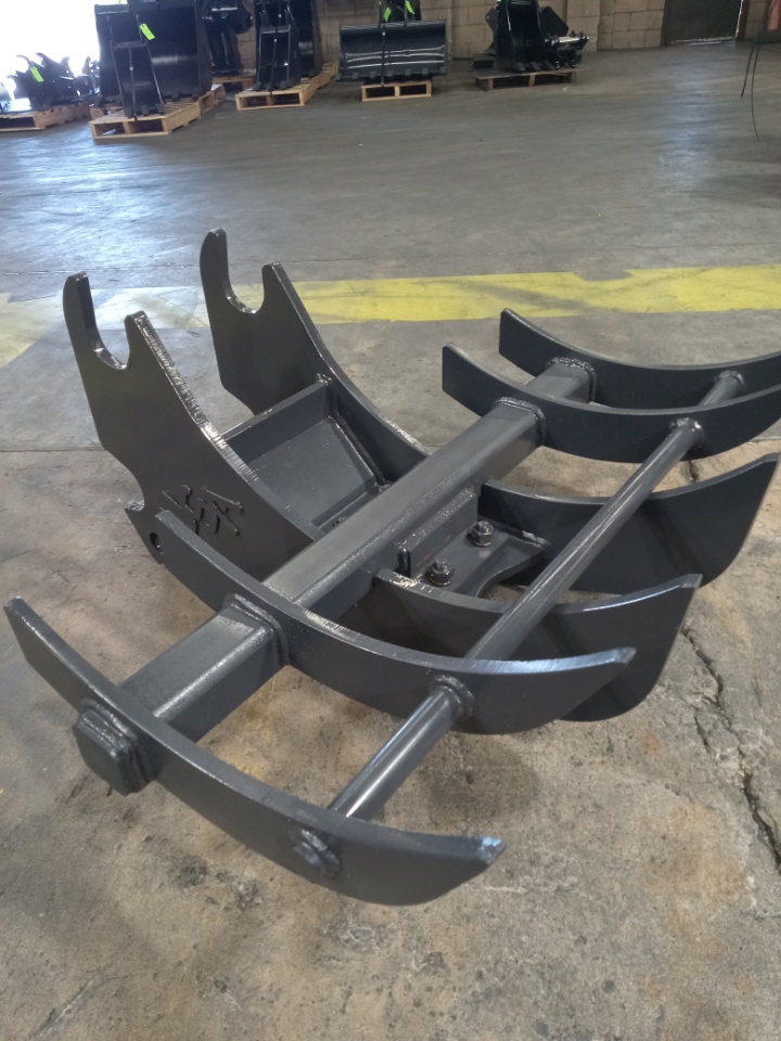 Stumper rake fits kubota excavators kx057 u55 u48 1