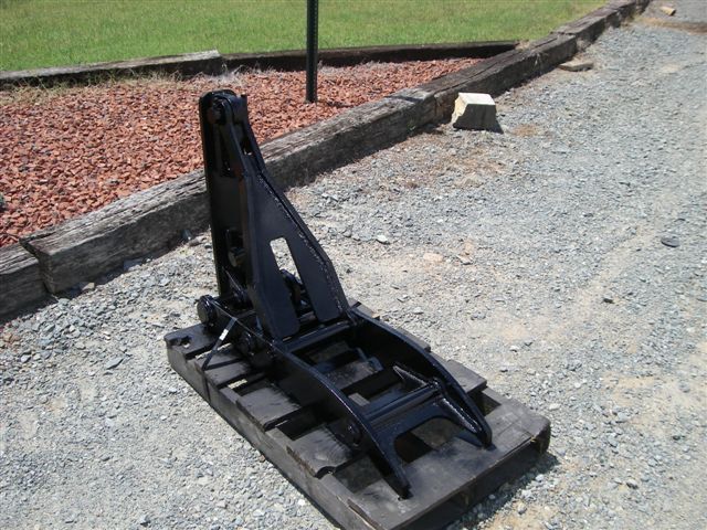 MT1240 backhoe excavator thumb in black