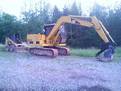 MT1240 excavator thumb installed on a CAT E70 excavator