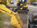 Another shot of the MT1240 excavator thumb installed on equipment.