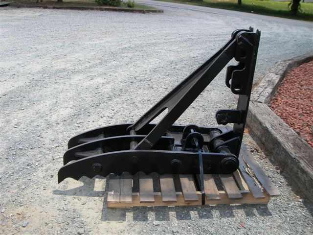 Mt1850 excavator thumb side profile