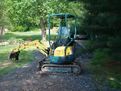 Yanmar mini excavator with MT618 mini thumb