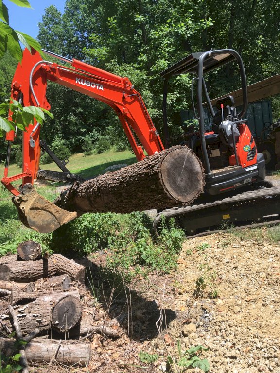 Mt824 min excavator thumb on kubota u25 super series