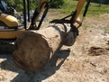 CAT 303 CR with 8"x30"  mini excavator thumb by USA Attachments