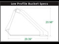 skid steer low profile bucket 3