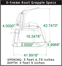 skid steer xtreme root grapple 11