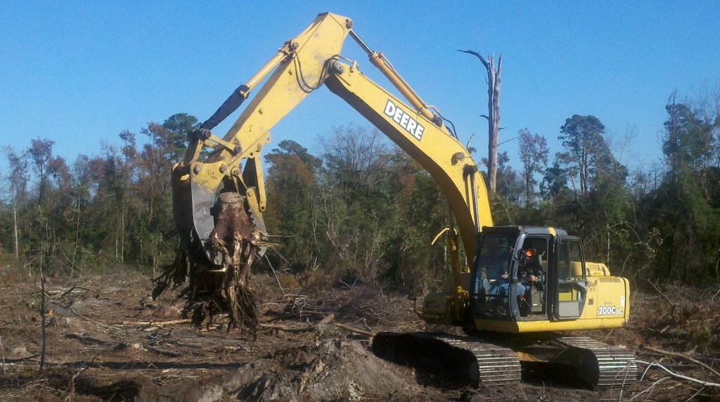 Excavator tree stumper for 40 50k machine 14