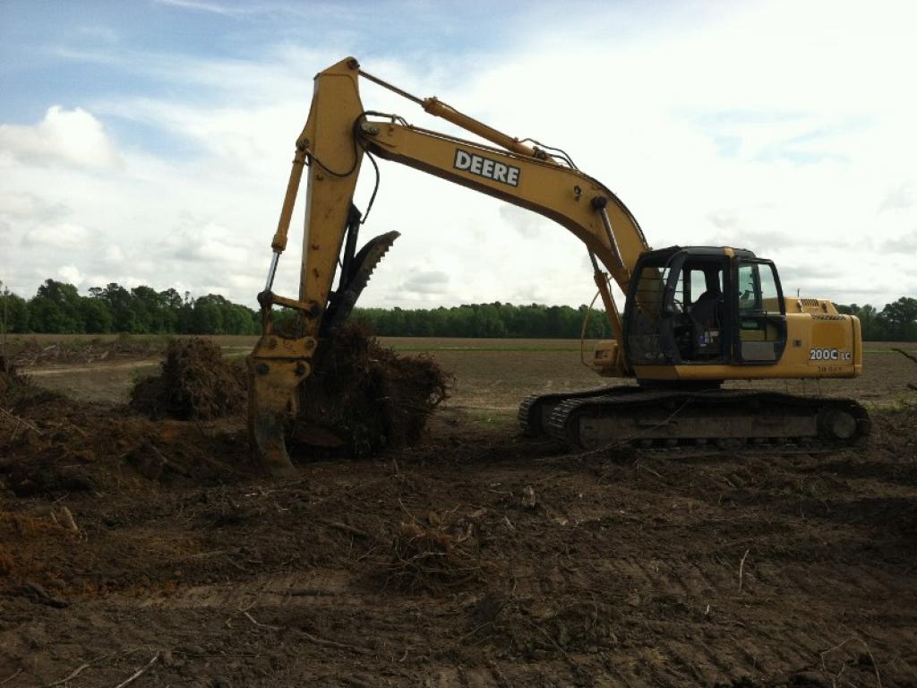 Excavator tree stumper for 40 50k machine 18