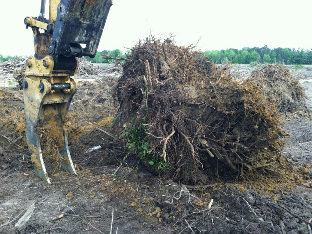 Excavator tree stumper for 40 50k machine 19