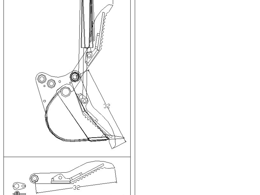 Pin On Thumb Built To Fit Kubota KX161 U45 2